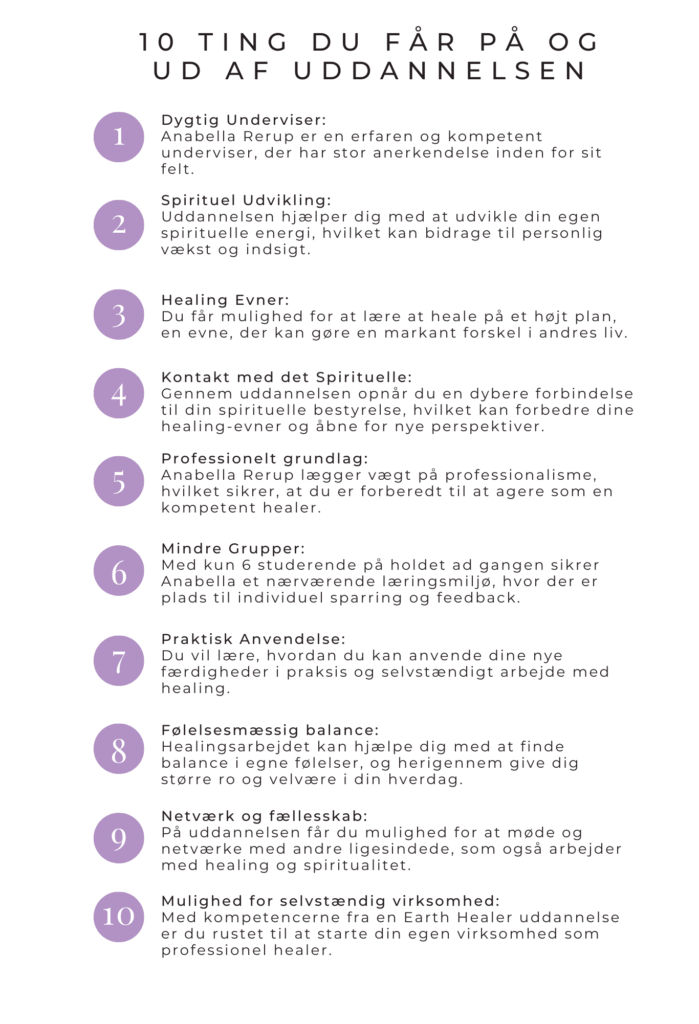 Earth Healer Uddannelsen