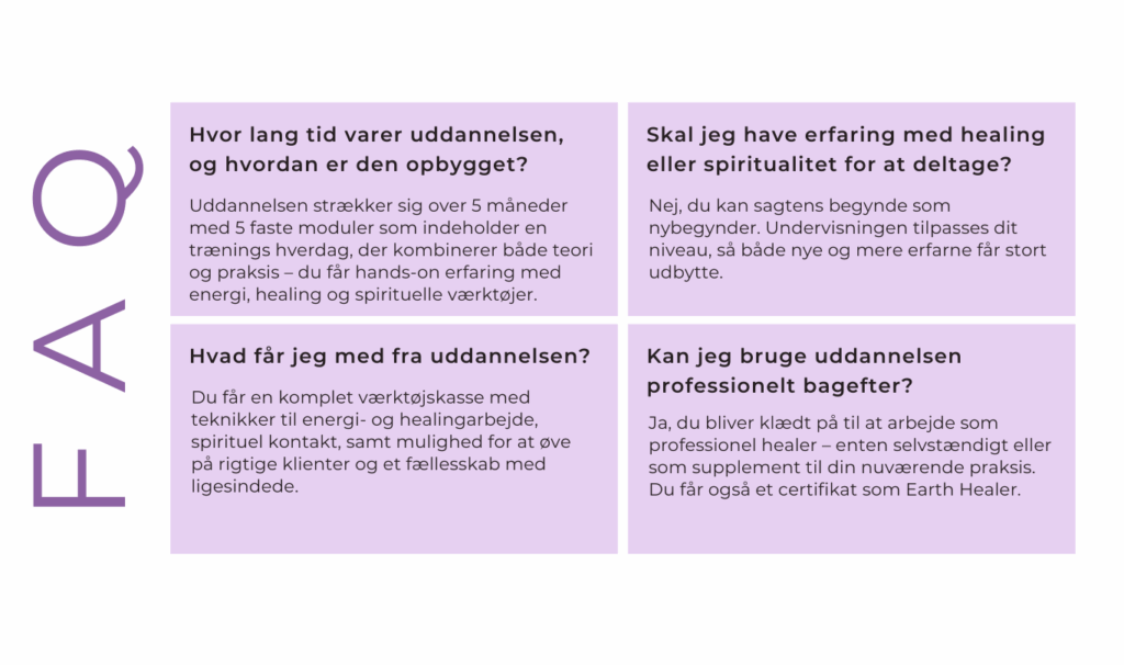 Earth Healer Uddannelsen