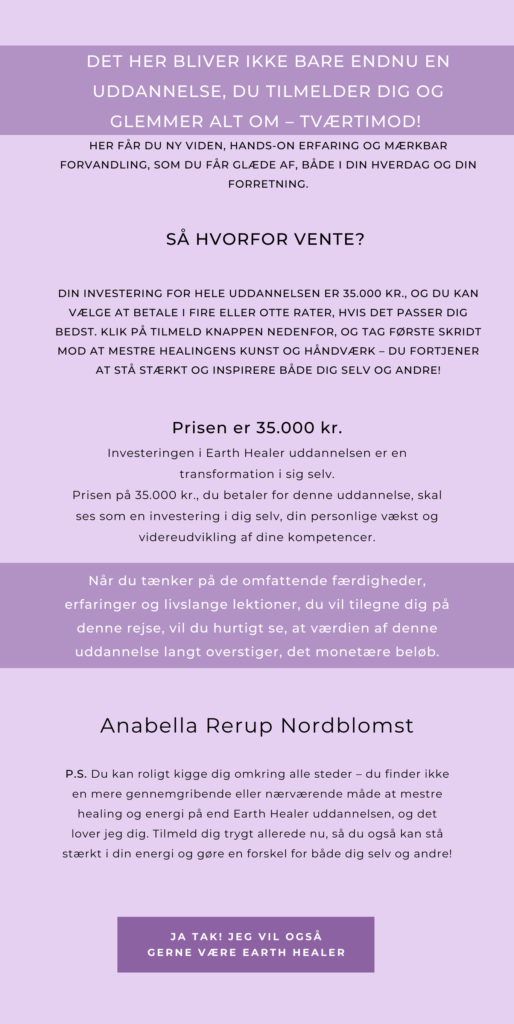 Earth Healer Uddannelsen