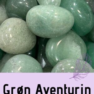 Grøn Aventurin Lommesten
