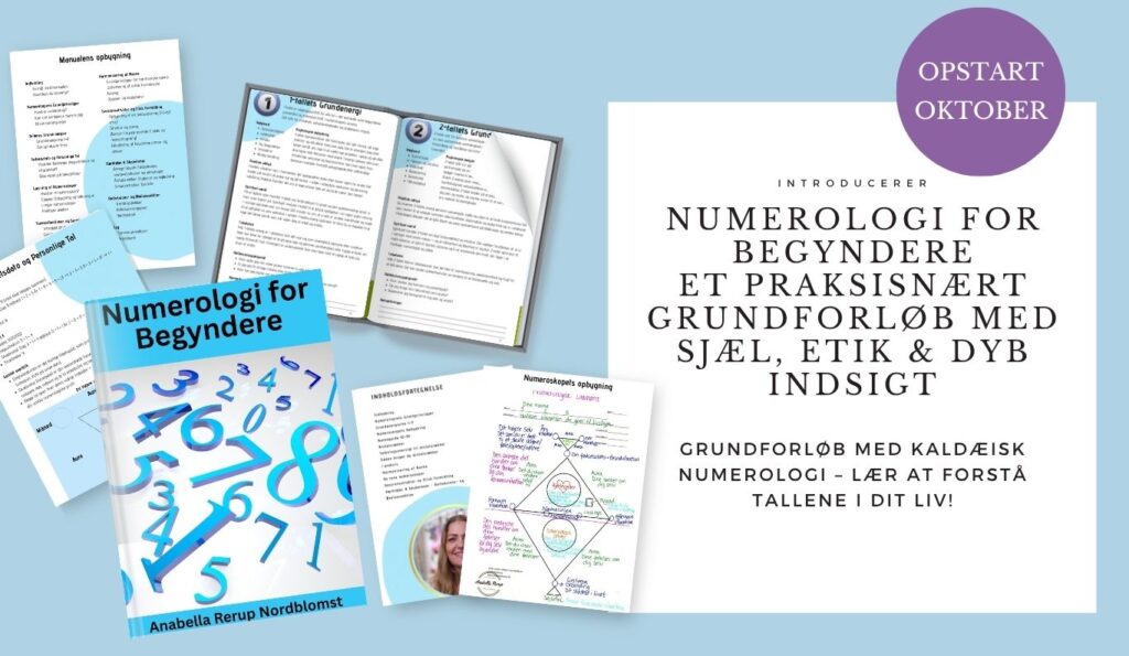 Numerologi for begyndere Et praksisnært grundforløb med sjæl, etik & dyb indsigt Grundforløb med Kaldæisk numerologi – Lær at forstå tallene i dit liv!