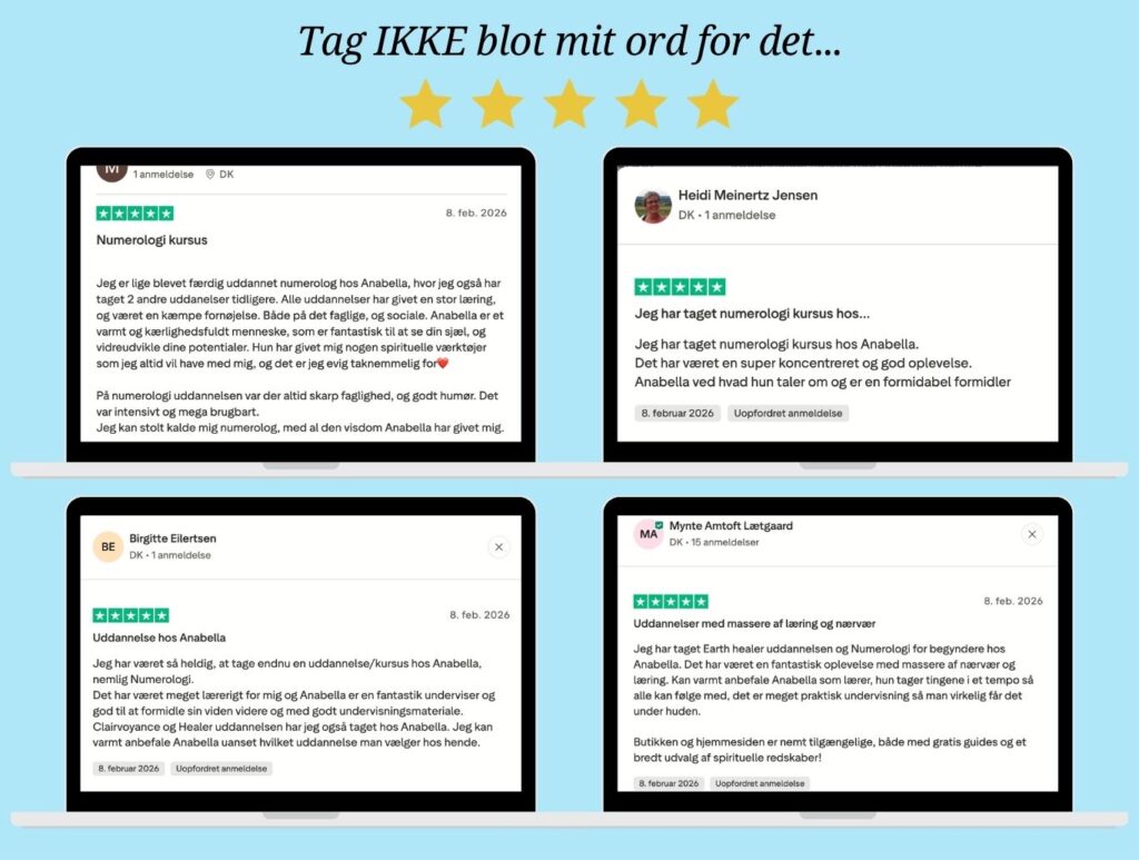 Tag IKKE blot mit ord for det...