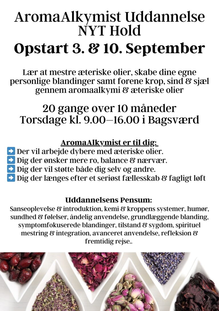 AromaAlkymist uddannelse