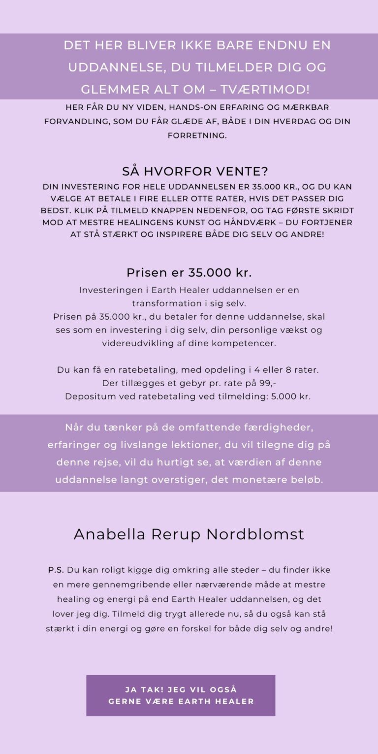 Earth Healer Uddannelsen salgsside4