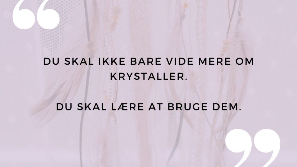 Krystal Healer uddannelsen