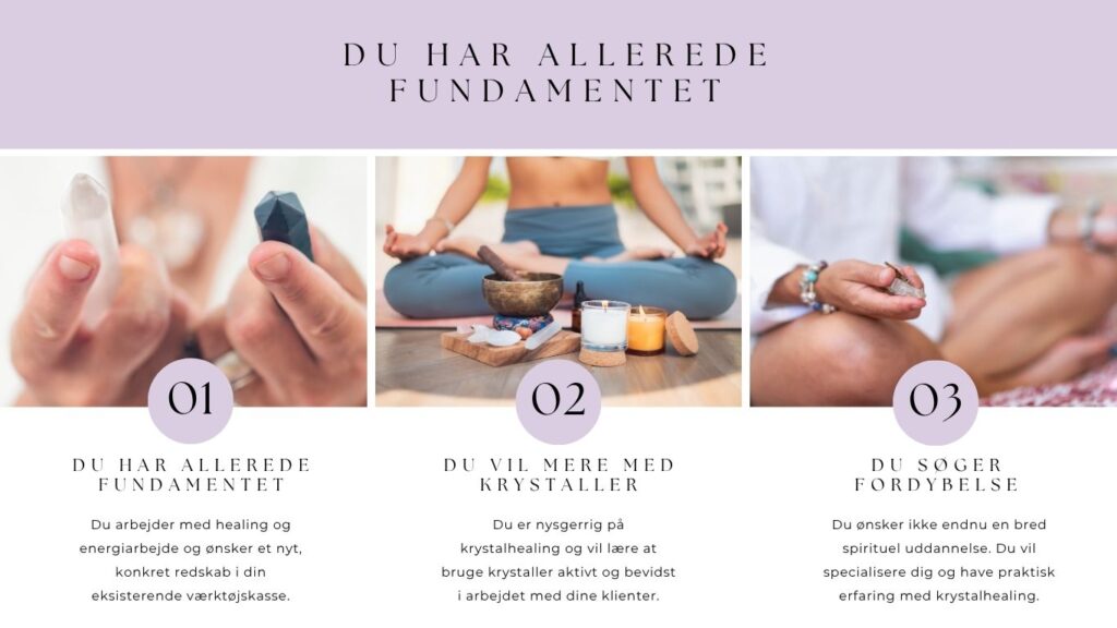 Krystal Healer uddannelsen